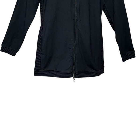 NEW ASICS Performance Jersey Womens sze S | Black Jersey Hoodie - Picture 4 of 16